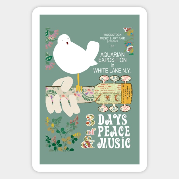 Woodstock Sticker by GreenNest